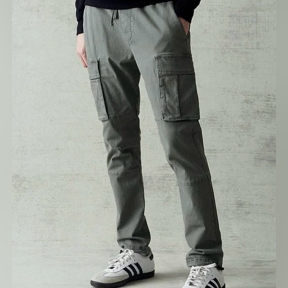 PacSun Slim Cargo Pants Olive Green Jogger Style | Size S